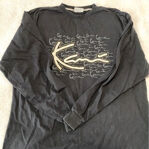 Karl Kani men’s long sleeve embroidered T-shirt